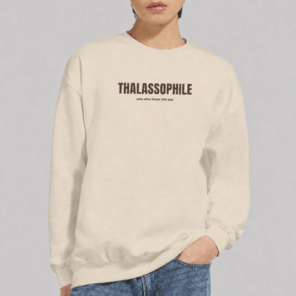 THALASSOPHILE Sweatshirt | Ocean Lover Crewneck | One Who Loves the Sea