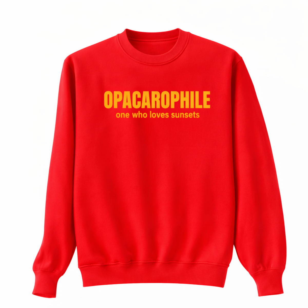 OPACAROPHILE Sweatshirt | Sunset Lover