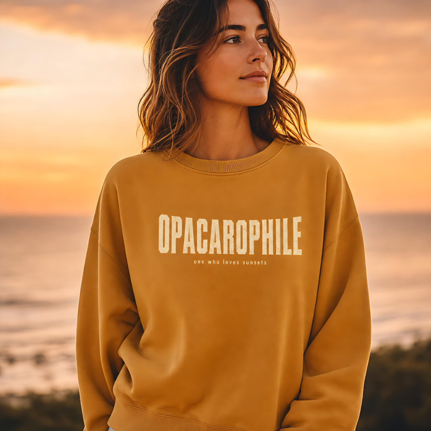 OPACAROPHILE Sweatshirt | Sunset Lover