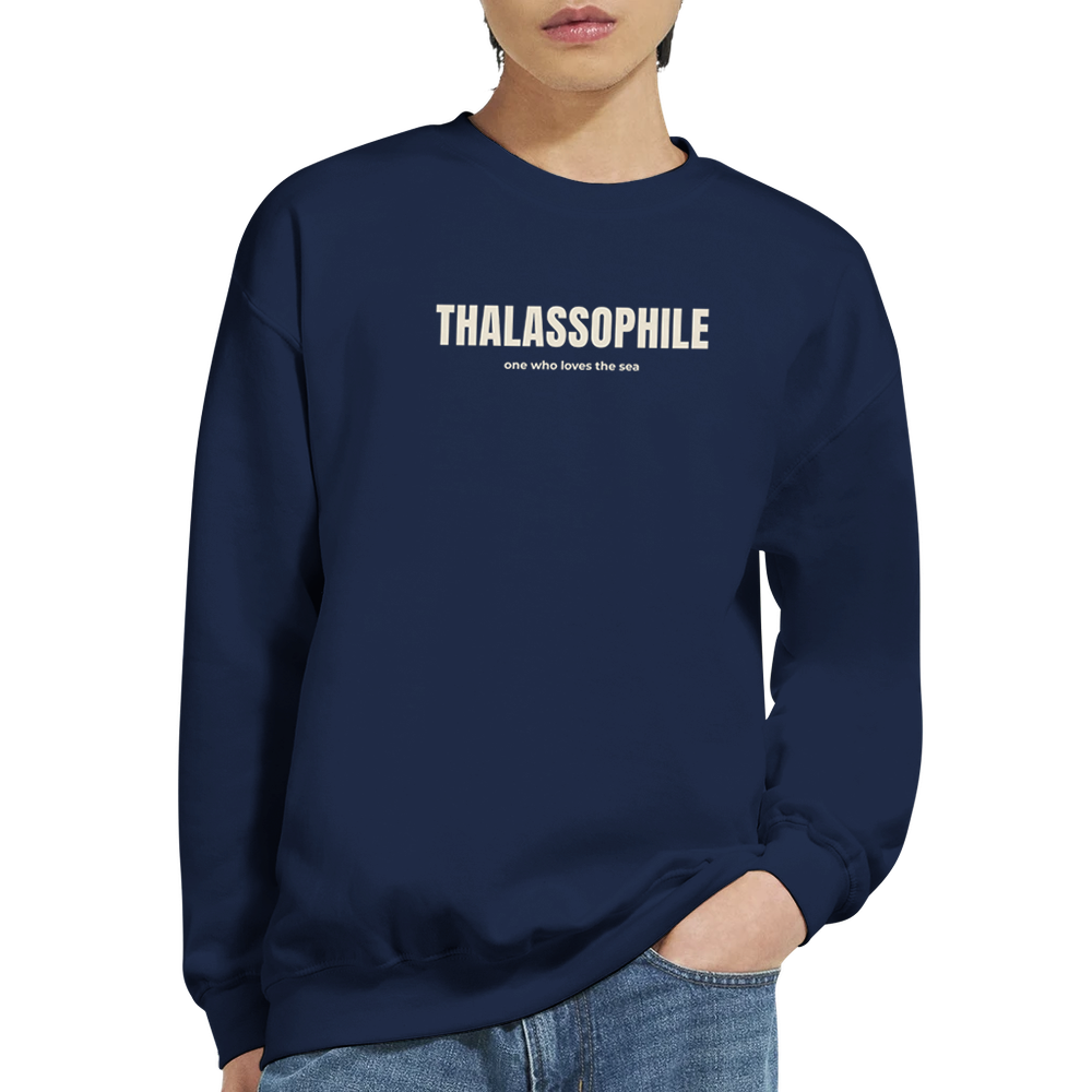 THALASSOPHILE Sweatshirt | Ocean Lover Crewneck | One Who Loves the Sea